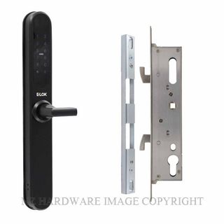 E LOK 915 35S BLK 9 SERIES SLIDING DOOR LOCKSET 35MM MATT BLACK