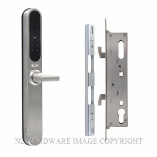 E LOK 915 35S SS 9 SERIES SLIDING DOOR LOCKSET 35MM SATIN STAINLESS