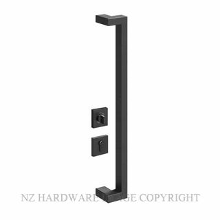 SCHLAGE SRS11-625MB ANDOR ENTRANCE PULL WITH MORT-LOCK CYL TURNS MATT BLACK