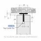 HENDERSON H900AN T GUIDE ANODISED ALUMINIUM