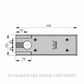DORMAKABA 7510V 46700059 COVER SSS FLOOR SPRING COVER PLATE