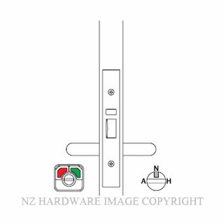 LOCKWOOD 3772- ESCAPE LOCK 60MM SATIN STAINLESS