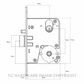 LOCKWOOD 3772Mkll UNIVERSAL PRIMARY LOCK 60MM BACKSET SATIN STAINLESS