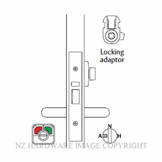 LOCKWOOD 3772-TA ANTI LOCKOUT ESCAPE LOCK WITH TURN 60MM SATIN STAINLESS