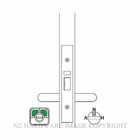 LOCKWOOD 3774 PASSAGE LATCH SATIN STAINLESS