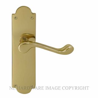 WINDSOR 3008 UB VICTORIAN LEVER LATCH UNLACQUERED BRASS