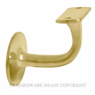 WINDSOR 5140FF PB STAIR RAIL FACE FIX BRACKET POLISHED BRASS