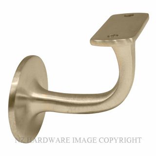WINDSOR 5140FF USB STAIR RAIL FACE FIX BRACKET UNLACQUERED SATIN BRASS