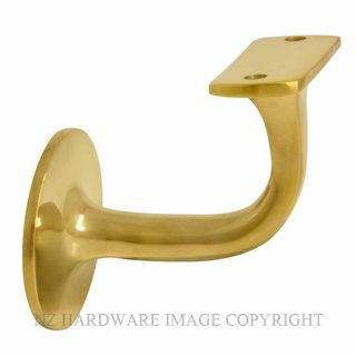 WINDSOR 5140FF UB STAIR RAIL FACE FIX BRACKET UNLACQUERED BRASS