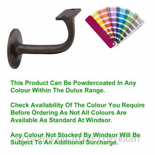 WINDSOR 5153FF PC STAIR RAIL FACE FIX BRACKET POWDER COAT