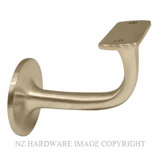 WINDSOR 5153FF USB STAIR RAIL FACE FIX BRACKET UNLACQUERED SATIN BRASS