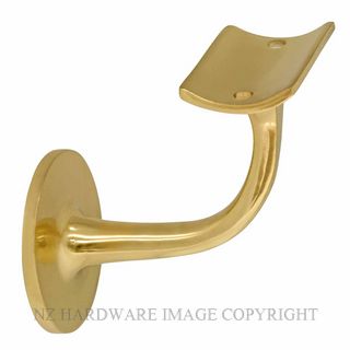 WINDSOR 5166FF PB STAIR RAIL FACE FIX BRACKET POLISHED BRASS