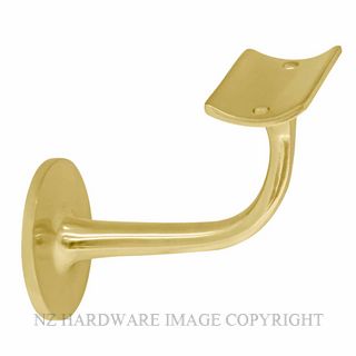 WINDSOR 5167FF PB STAIR RAIL FACE FIX BRACKET POLISHED BRASS