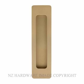 WINDSOR 5318 MSB FLUSH PULL 158X42 MATT SATIN BRASS