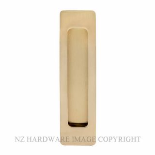 WINDSOR 5318 USB FLUSH PULL 158X42 UNLACQUERED SATIN BRASS