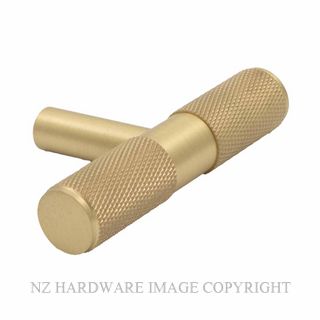 WINDSOR 6521-MSB VERTEX T BAR CABINET KNOB MATT SATIN BRASS