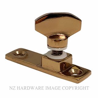 MILES NELSON 035FB QUADRANT SCREW AND BASE FLORENTINE BRONZE