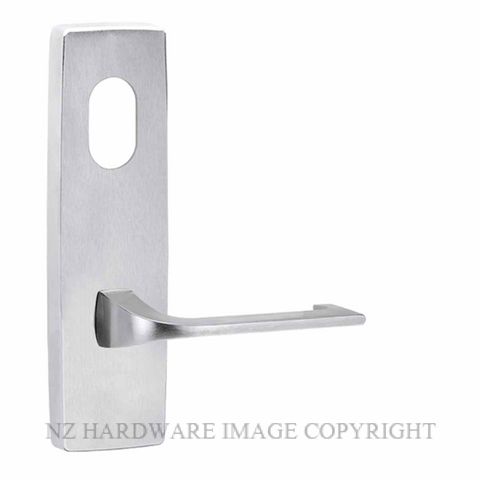 LOCKWOOD 1801-1941 124 LEVER ON PLATE SATIN CHROME