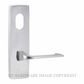 LOCKWOOD 1801-1941 124 LEVER ON PLATE SATIN CHROME