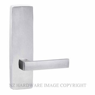 LOCKWOOD 1805/101SC EXTERIOR LEVER PLAIN PLATE SATIN CHROME