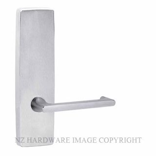 LOCKWOOD 1805/118SC EXTERIOR LEVER PLAIN PLATE SATIN CHROME