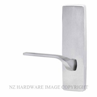 LOCKWOOD 1805/122RSC EXTERIOR LEVER PLAIN PLATE SATIN CHROME