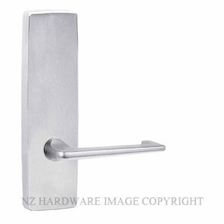 LOCKWOOD 1805/132SC EXTERIOR LEVER PLAIN PLATE SATIN CHROME