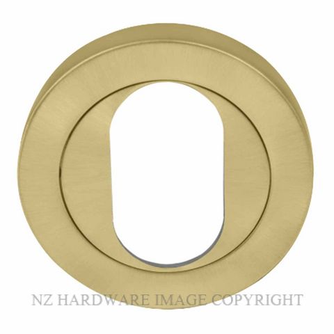 WINDSOR 8189O MSB OVAL ESCUTCHEON - 50MM ROSE MATT SATIN BRASS