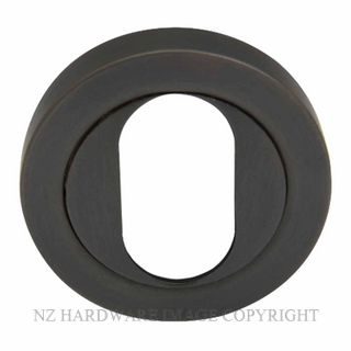 WINDSOR 8189O DRB OVAL ESCUTCHEON - 50MM ROSE DARK ROMAN BRASS