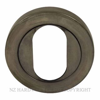 WINDSOR 8189O NB OVAL ESCUTCHEON - 50MM ROSE NATURAL BRONZE