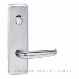 LOCKWOOD 1814/180SC EXTERIOR INDICATING PRIVACY LEVER PLATE SATIN CHROME