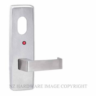 LOCKWOOD L1820/90SC EXTERIOR LED CYLINDER LEVER PLATE SATIN CHROME