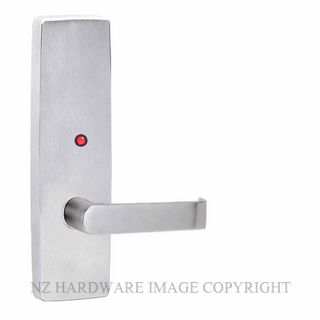 LOCKWOOD L1822/59SC EXTERIOR LED PLAIN LEVER PLATE SATIN CHROME