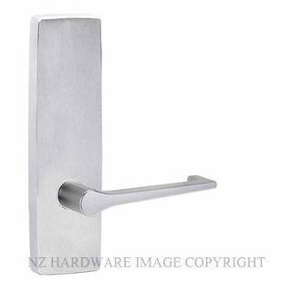 LOCKWOOD 1805/145SC EXTERIOR LEVER PLAIN PLATE SATIN CHROME