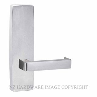LOCKWOOD 1805/142SC EXTERIOR LEVER PLAIN PLATE SATIN CHROME