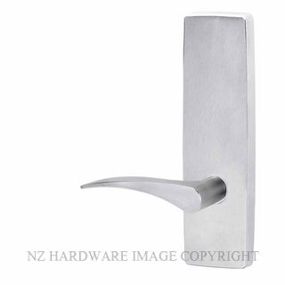 LOCKWOOD 1805/153RSC EXTERIOR LEVER PLAIN PLATE SATIN CHROME
