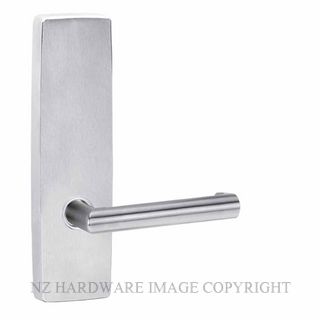 LOCKWOOD 1805/155SC EXTERIOR LEVER PLAIN PLATE SATIN CHROME