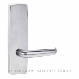 LOCKWOOD 1805/180SC EXTERIOR LEVER PLAIN PLATE SATIN CHROME