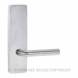 LOCKWOOD L1805/97SC EXTERIOR LEVER PLAIN PLATE SATIN CHROME