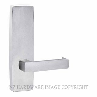 LOCKWOOD 1805/76SC EXTERIOR LEVER PLAIN PLATE SATIN CHROME