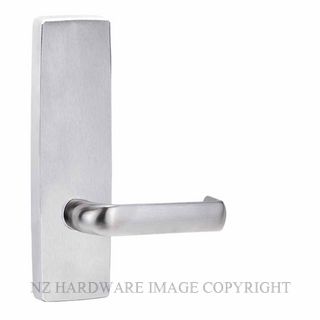 LOCKWOOD 1805/77SC EXTERIOR LEVER PLAIN PLATE SATIN CHROME