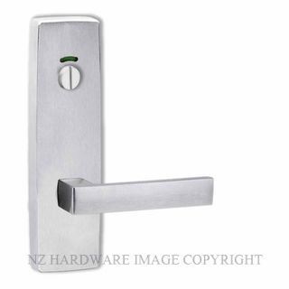LOCKWOOD 1814/101SC EXTERIOR INDICATING PRIVACY LEVER PLATE SATIN CHROME