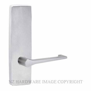 LOCKWOOD 1809/145SC EXTERIOR FIXED LEVER PLAIN PLATE SATIN CHROME