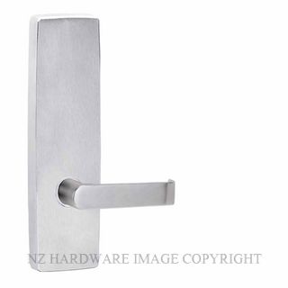LOCKWOOD L1809/59SC EXTERIOR FIXED LEVER PLAIN PLATE SATIN CHROME