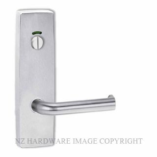 LOCKWOOD 1814/102SC EXTERIOR INDICATING PRIVACY LEVER PLATE SATIN CHROME