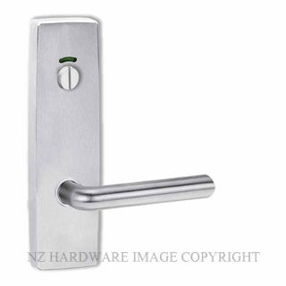 LOCKWOOD 1814/104SC EXTERIOR INDICATING PRIVACY LEVER PLATE SATIN CHROME