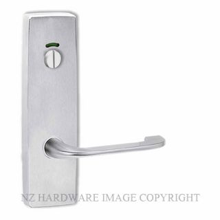 LOCKWOOD 1814/115SC EXTERIOR INDICATING PRIVACY LEVER PLATE SATIN CHROME