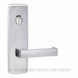 LOCKWOOD 1814/111SC EXTERIOR INDICATING PRIVACY LEVER PLATE SATIN CHROME