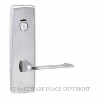 LOCKWOOD 1814/124SC EXTERIOR INDICATING PRIVACY LEVER PLATE SATIN CHROME