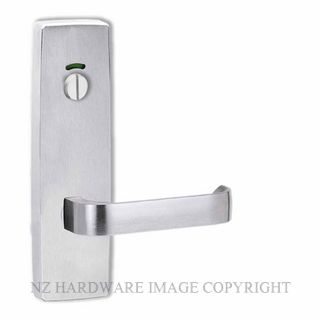 LOCKWOOD 1814/131SC EXTERIOR INDICATING PRIVACY LEVER PLATE SATIN CHROME